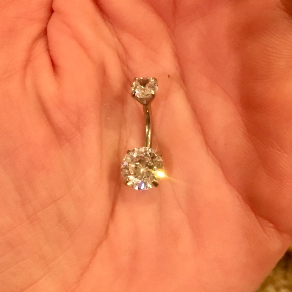 YHMM 14G 10MM 316L STAINLESS STEEL BELLY BUTTON RINGS